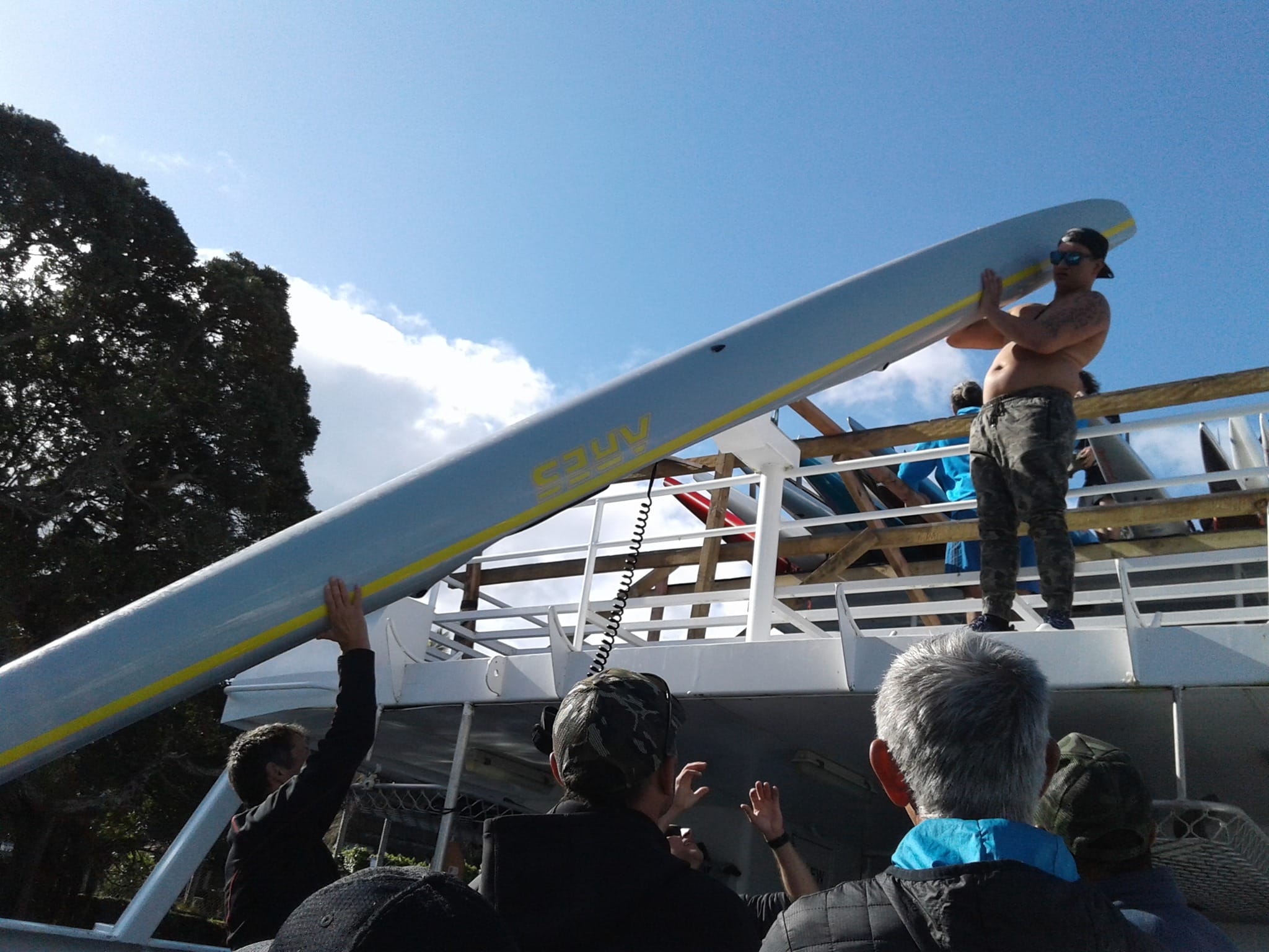 Unloading the waka after Poor Knights Crossing 2019