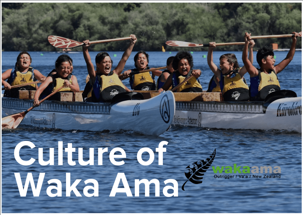 Culture of Waka ama Booklet cover