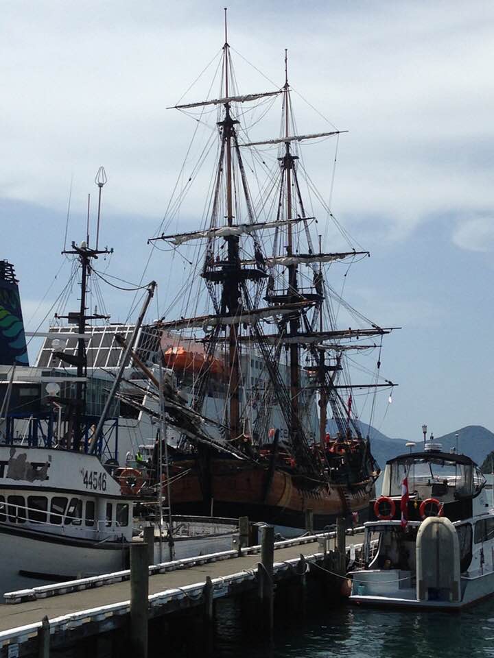 Endeavour in Picton for Tuia 250