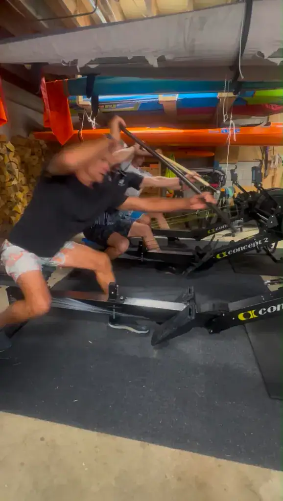 VO2 training with the paddle ergs