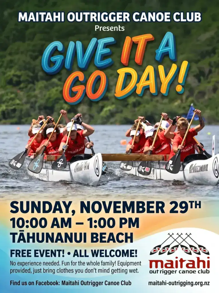Give Waka Ama a go at Tahunanui Beach