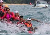 Maitahi Aunties racing at Waka Te Tasman 2017